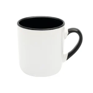 KUBEK BIAŁY COFFEE WNĘTRZE I UCHO CZARNE (FUNNY,COMBO) 290 ML